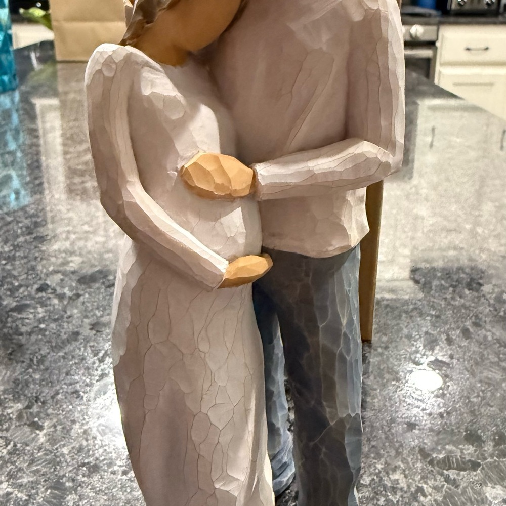 Willow Tree Carved Couple Figurine